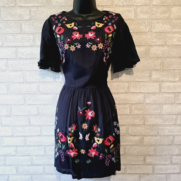 French Connection Alice Drape Dress - Picture 3 of 11